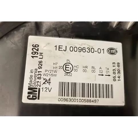 009630010058497 фара передняя Opel Insignia A 2013