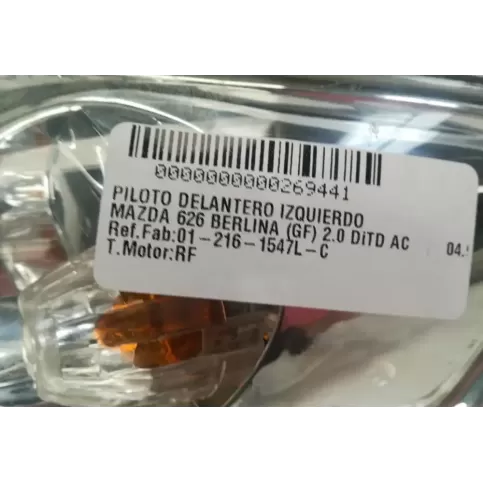 012161547LC фара передняя Mazda 626 1997