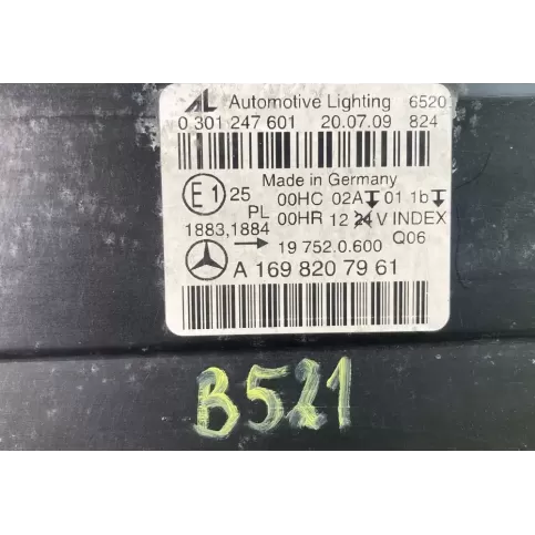 0301247601 фара передняя Mercedes-Benz B W245 2009