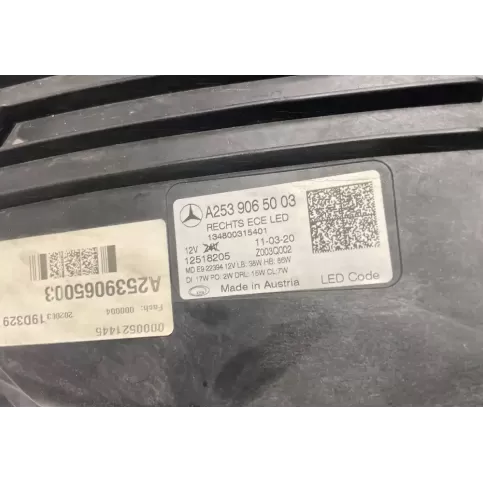 134800315401 фара передняя Mercedes-Benz GLC X253 C253 2020