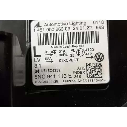 5NC941113E фара передня Volkswagen Tiguan 2016
