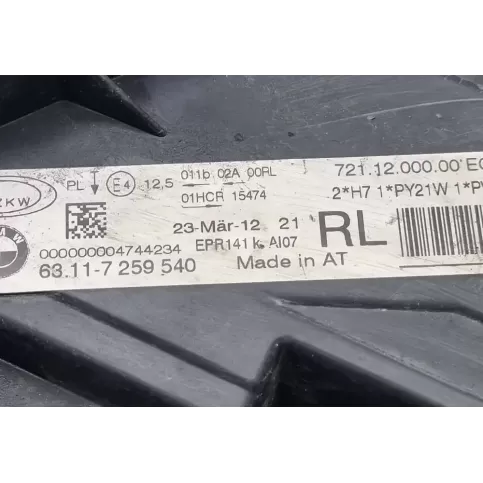 63117259540 фара передня BMW 3 F30 F35 F31 2014