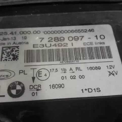 728909710 фара передня BMW 7 F01 F02 F03 F04 2014