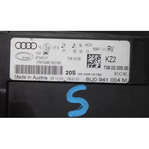 8U0941004M фара передняя Audi Q3 8U 2011