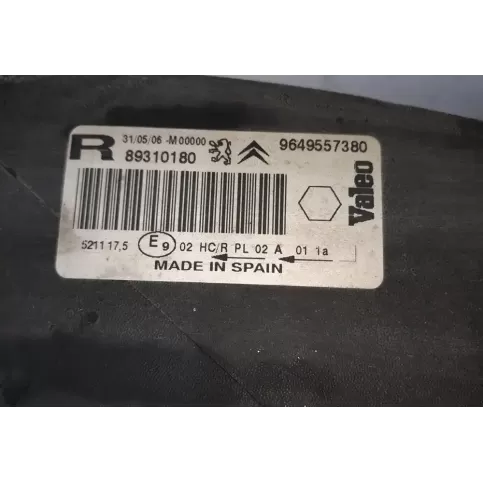 9649557390 фара передняя Citroen Xsara Picasso 1999