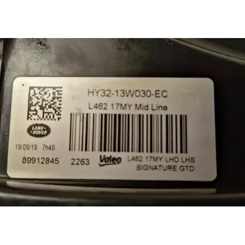 HY3213W030EC фара передняя Land Rover Discovery 5 2019