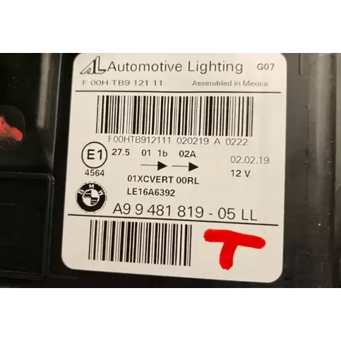 LE16A6392 фара передняя BMW X7 G07 2019