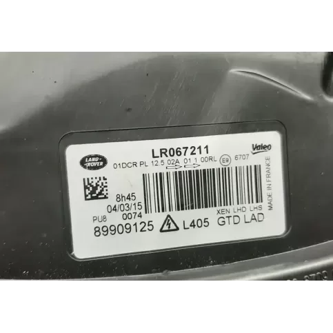 LR067211 фара передня Land Rover Range Rover L405 2013