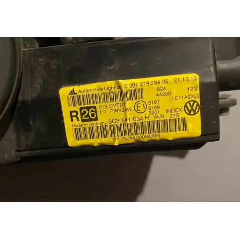 030127828405 фара передняя Volkswagen PASSAT CC 2012