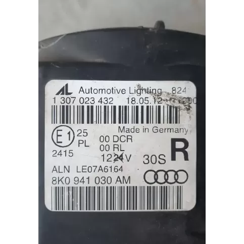 1307023432 фара передняя Audi A4 S4 B8 8K 2010