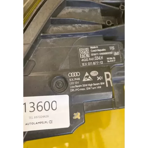 13600 фара передняя Audi A6 Allroad C7 2012