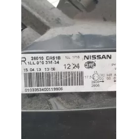 1LL01033534 фара передняя Nissan Qashqai 2013