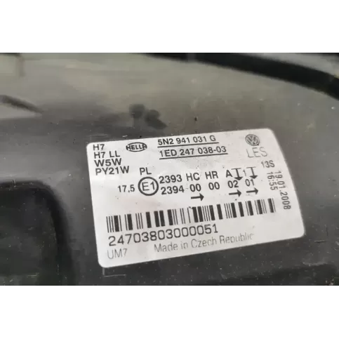 24703803000051 фара передня Volkswagen Tiguan 2008