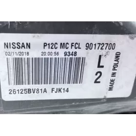 26125BV81A фара передняя Nissan Juke I F15 2018