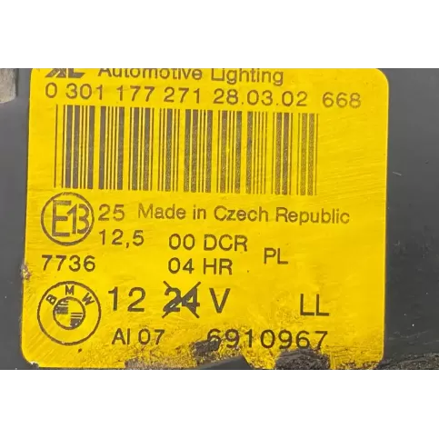63126910967 фара передня BMW 3 E46 2002
