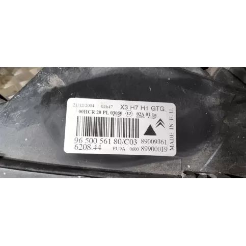 89900019 фара передняя Citroen C5 2005