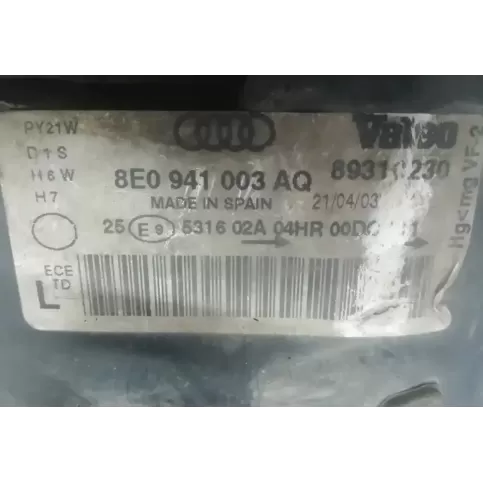 8E0941003AQ фара передня Audi A4 S4 B6 8E 8H 2000