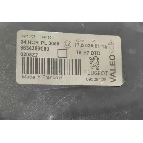 9634369080 фара передняя Peugeot 307 2002