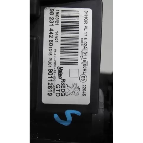 9823144280 фара передняя Peugeot 508 II 2018