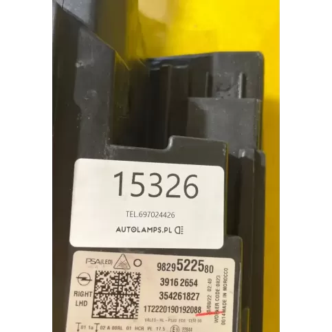 9829522580 фара передня Opel Corsa F 2023