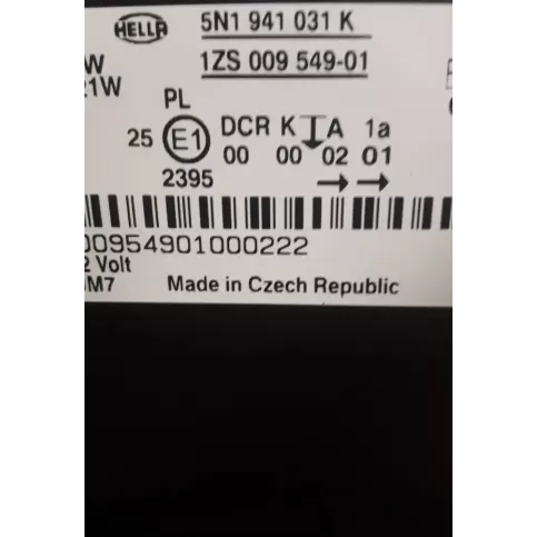00954901000222 фара передняя Volkswagen Tiguan 2009