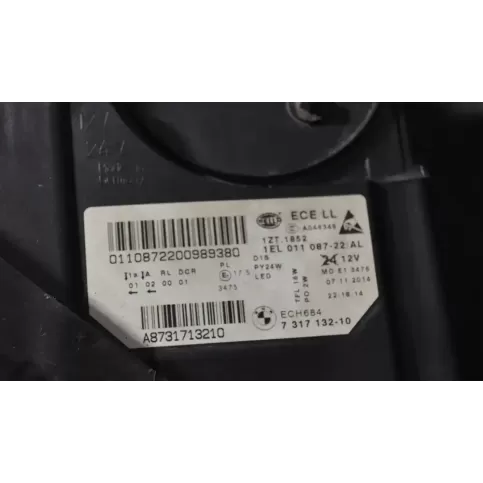 0110872200989380 фара передняя BMW 5 F10 F11 2016