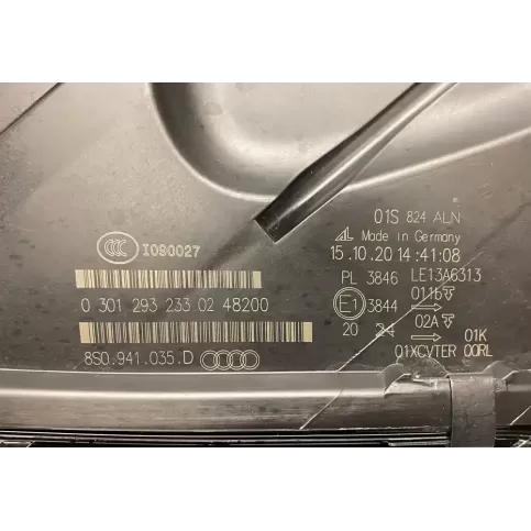 01S824ALN фара передняя Audi TT TTS Mk2 2020