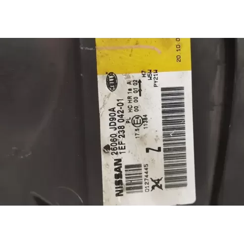 1EF23804201 фара передняя Nissan Qashqai 2007