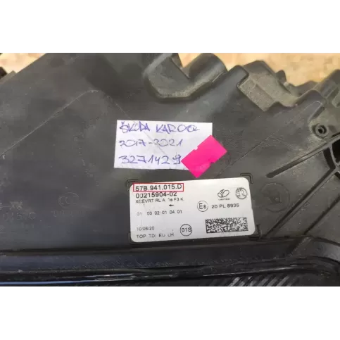 3271429 фара передняя Skoda Karoq 2019