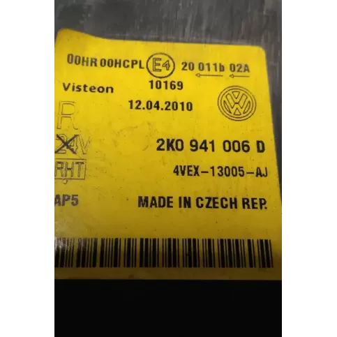 4VEX13005AJ фара передня Volkswagen Caddy 2006