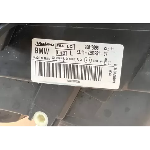 7290251-07 фара передня BMW X1 E84 2012