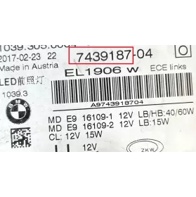 7439187 фара передня BMW 5 G30 G31 2019