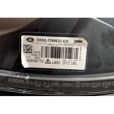 89908772 фара передняя Land Rover Range Rover L405 2013