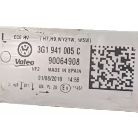 90064908 фара передняя Volkswagen PASSAT B8 2016