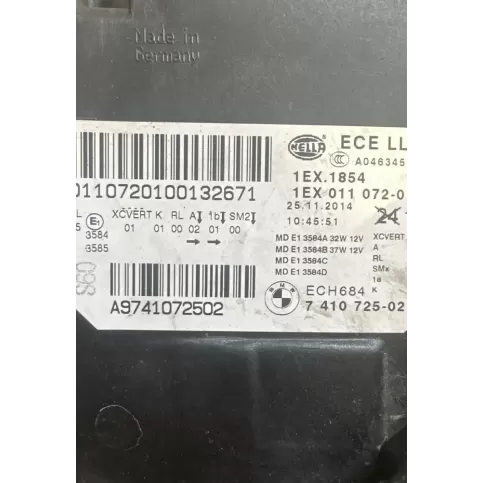 A9741072502 фара передняя BMW 5 F10 F11 2015