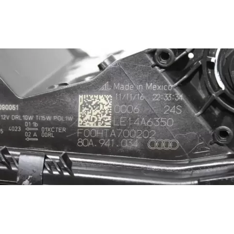 F00HTA700202 фара передняя Audi Q5 SQ5 2018