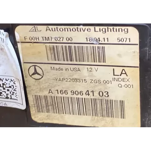 F00HTM702700 фара передняя Mercedes-Benz GLE (W166 - C292) 2017