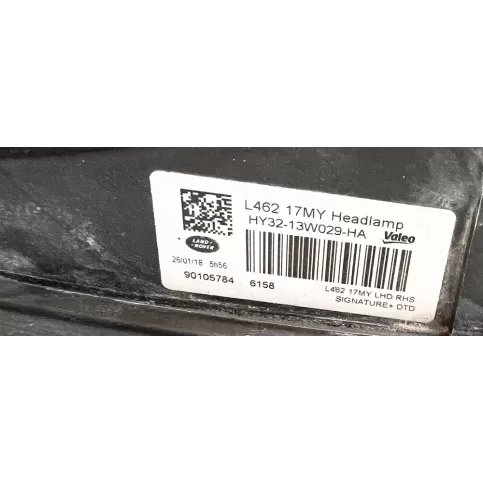 HY3213W029HA фара передняя Land Rover Discovery 5 2017