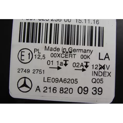 LE09A6205 фара передняя Mercedes-Benz CL C216 2016