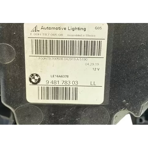 LE16A0378 фара передняя BMW X5 G05 2019