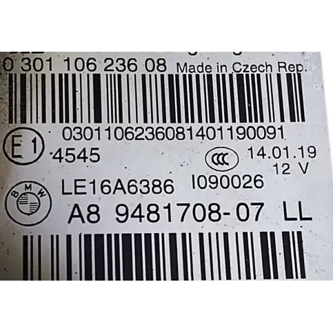 030110623608 фара передняя BMW 3 G20 G21 2019
