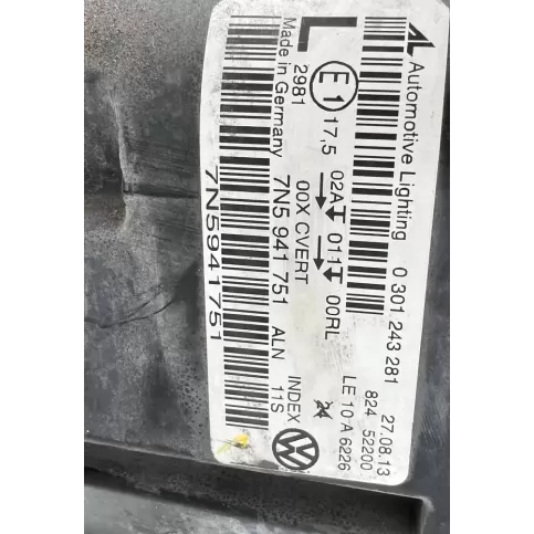 0301243281 фара передняя Seat Alhambra (Mk2) 2010