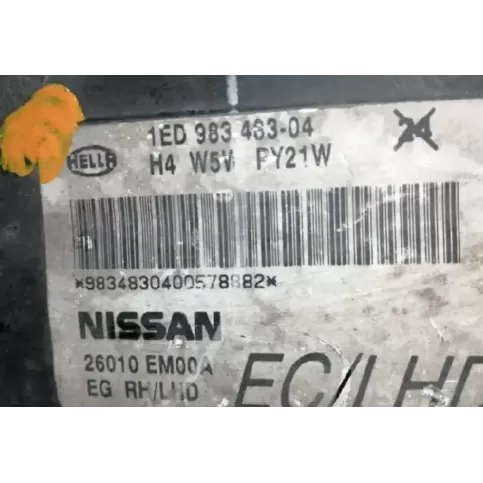1ED98348304 фара передняя Nissan Tiida C11 2007
