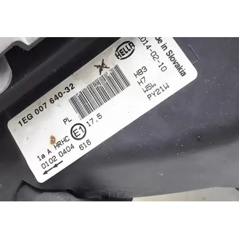 1EG00764032 фара передня Opel Astra G 2003