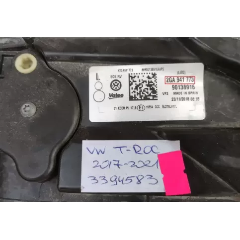 2GA941773 фара передня Volkswagen T-Roc 2019