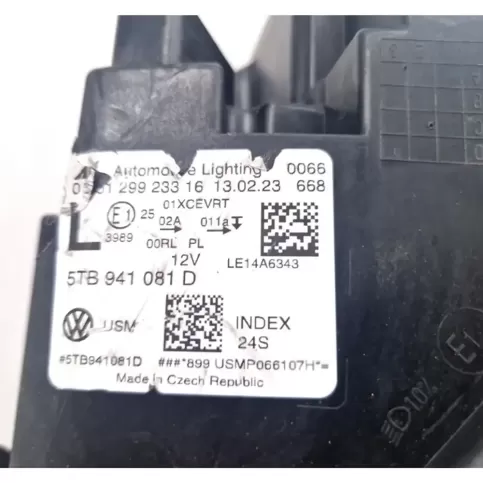 5TB941081D фара передня Volkswagen Touran III 2015