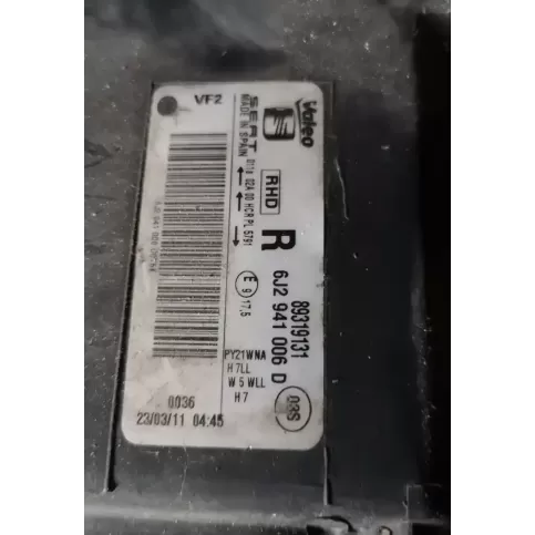 6J2941006D фара передняя Seat Ibiza IV (6J,6P) 2012