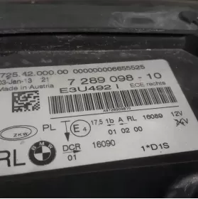 7254200000 фара передня BMW 7 F01 F02 F03 F04 2014