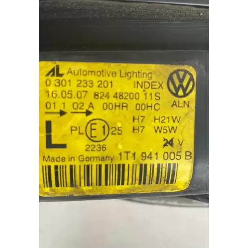8244820011S фара передня Volkswagen Touran I 2008