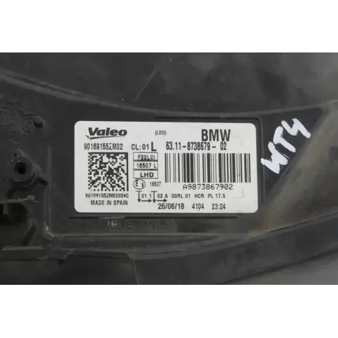 8738679 фара передняя BMW 2 F22 F23 2020